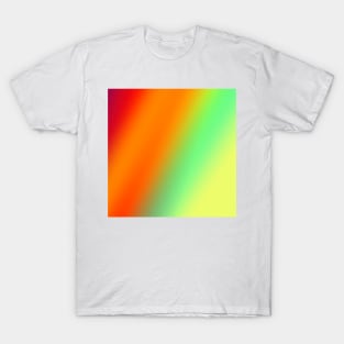 red green yellow abstract texture background pattern T-Shirt